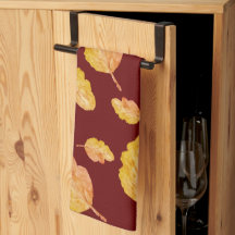 Feuilles automnales d'automne rouge orange