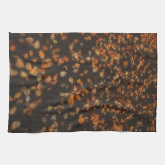 Linge De Cuisine feuilles d'automne (Horizontal)