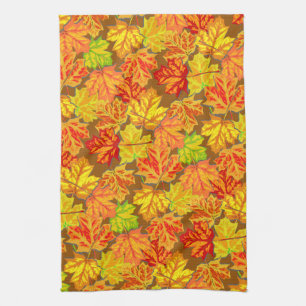 Linge De Cuisine Feuilles d'automne