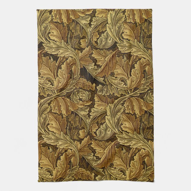 Linge De Cuisine Feuilles d'automne William Morris motif (Vertical)