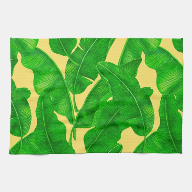 Linge De Cuisine Feuilles de bananes (Horizontal)