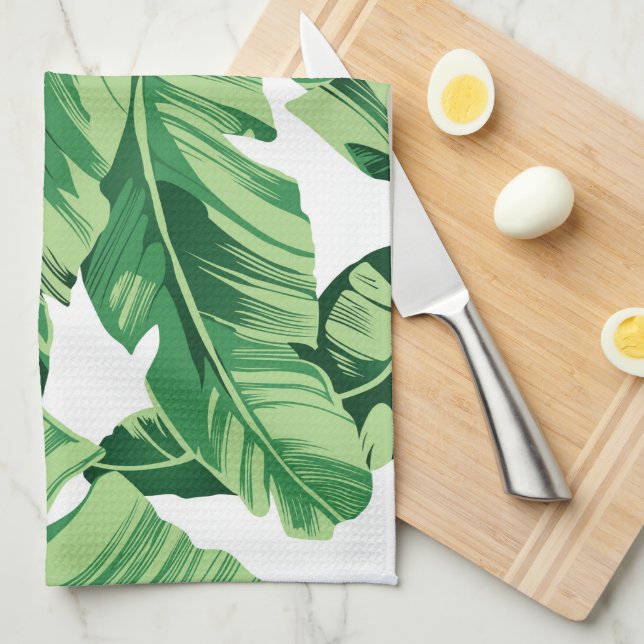 Linge De Cuisine Feuilles de bananier (Quart Plié)