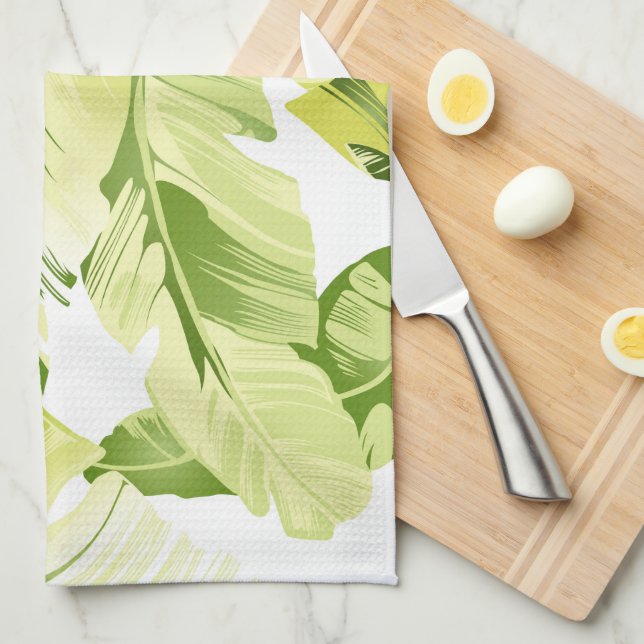 Linge De Cuisine Feuilles de bananier 4 (Quart Plié)