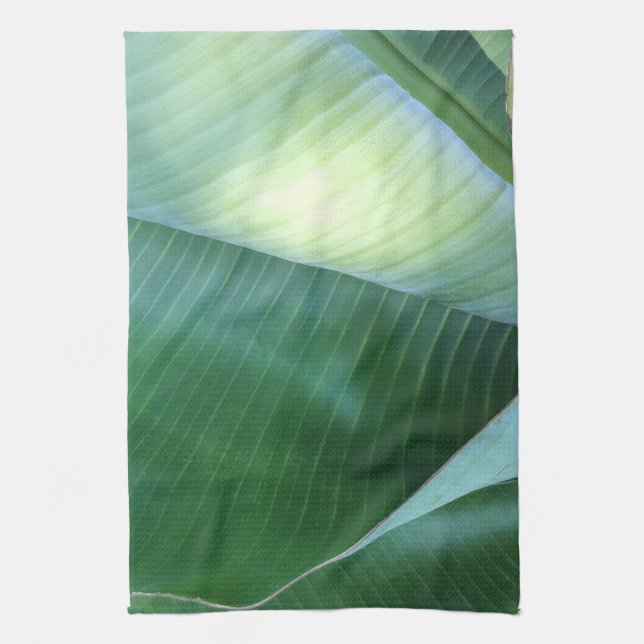 Linge De Cuisine Feuilles de bananier Abstrait 37 (Vertical)