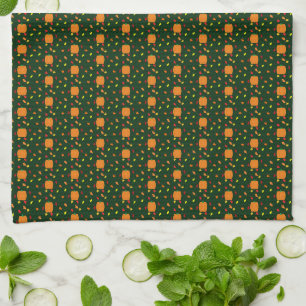 Linge De Cuisine Feuilles de citrouille d'automne