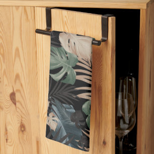 Linge De Cuisine Feuilles de nuit de la Jungle tropicale 13 - Répét