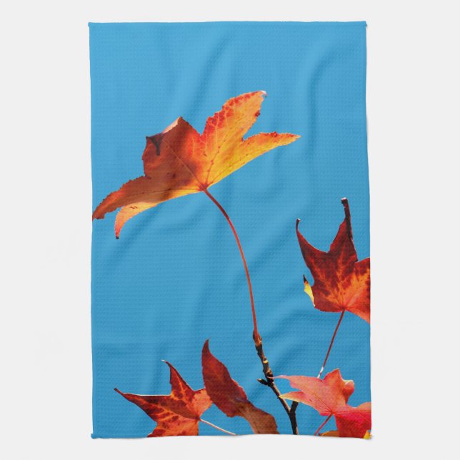 Linge De Cuisine Feuilles d'érable (Vertical)