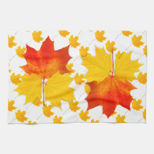 Linge De Cuisine Feuilles d'érable d'automne