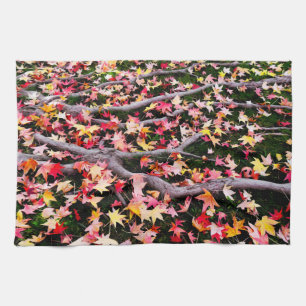 Linge De Cuisine Feuilles d'érable et racines d'érable
