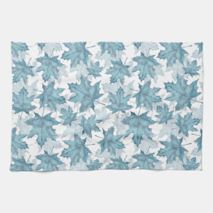 Linge De Cuisine Feuilles d'érable. Motif aquarelle