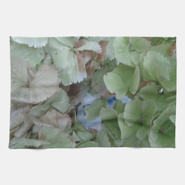 Linge De Cuisine Feuilles d'Hydrangea (Horizontal)