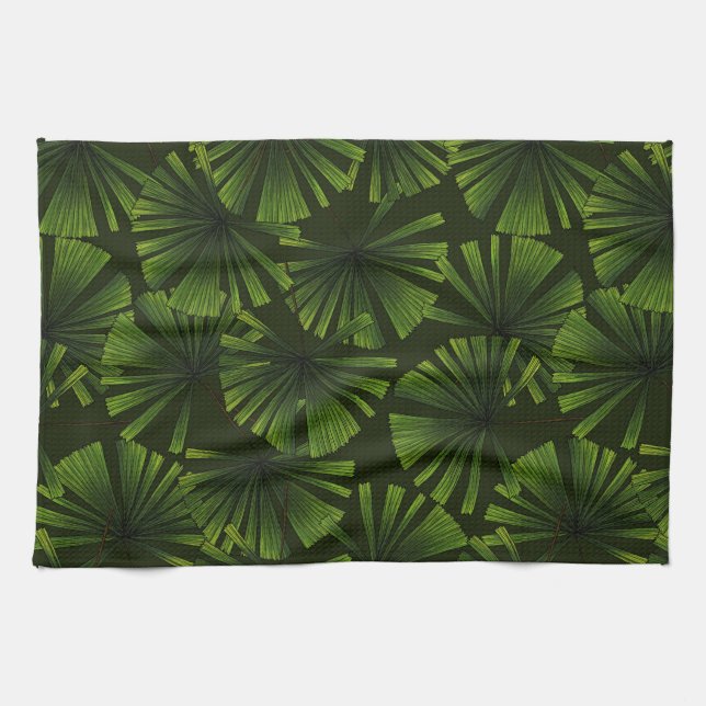 Linge De Cuisine Feuilles Palm (Horizontal)
