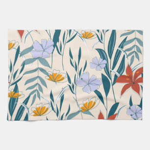 Linge De Cuisine Feuilles tropicaux : Arrière - plan Abstrait à la