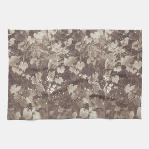 Linge De Cuisine FEUILLES vintages