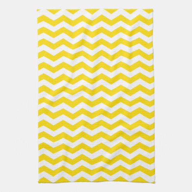 Linge De Cuisine Fidji Sunrise Wave Chevron (Vertical)