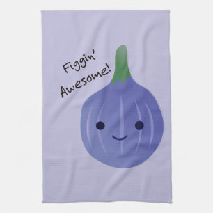 Linge De Cuisine figue Awesome Fig Pun