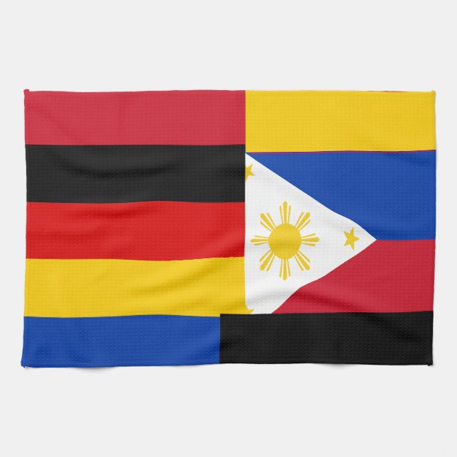 LINGE DE CUISINE FILIPINO-ALLEMAND (Horizontal)