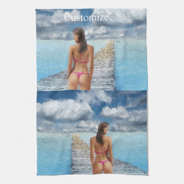 Linge De Cuisine Fille Bikini Thunder_Cove (Vertical)