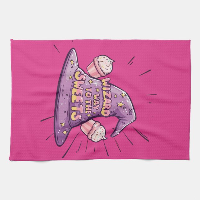 Linge De Cuisine Fille Halloween - Le chemin du sorcier vers les do (Horizontal)