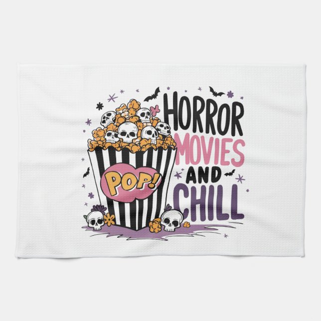 LINGE DE CUISINE FILMS HORREURS ET ENFANT (Horizontal)