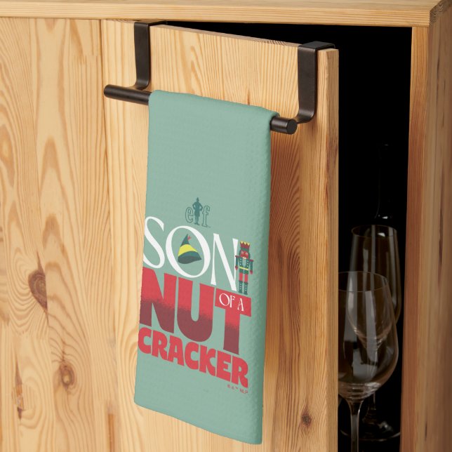 Linge De Cuisine Fils d'un Graphisme Casse-Noix (Pliage en tiers)