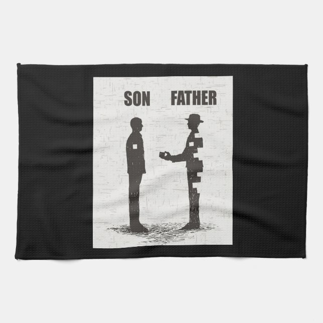Linge De Cuisine Fils Et Père (Horizontal)