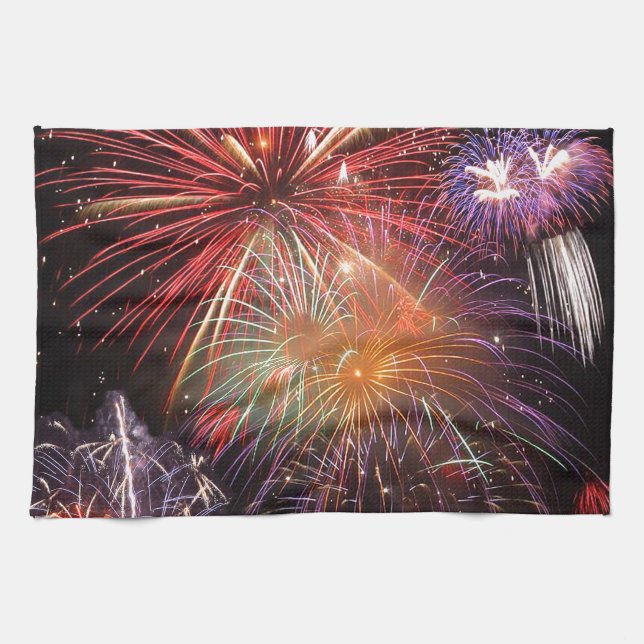 Linge De Cuisine Finale Fireworks (Horizontal)