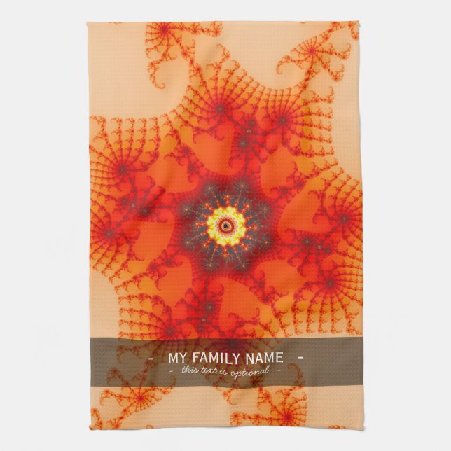 Linge De Cuisine Fire Web - Art fractal (Vertical)