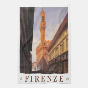 Linge De Cuisine Firenze, Florence, Palazzo Vecchio, Italie vintage