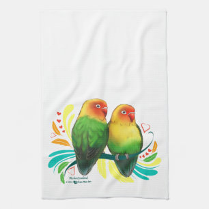 Linge De Cuisine Fischer Lovebirds