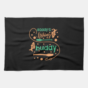 Linge De Cuisine Fishing Art Daddy Fisher Friends