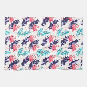 Linge De Cuisine Flamants Motif Tropical