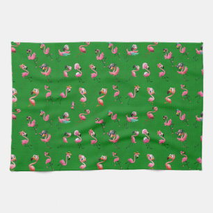 Linge De Cuisine Flamants roses