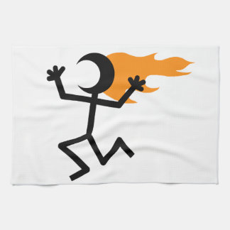 Linge De Cuisine Flaming head
