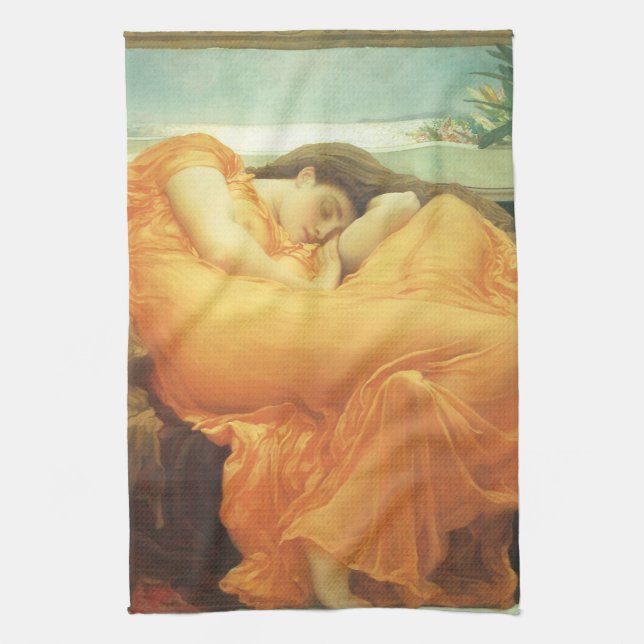 Linge De Cuisine Flaming June de Lord Frederic Leighton (Vertical)