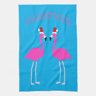 Linge De Cuisine Flamingos Lesbiennes de Noël Flamingo Belles