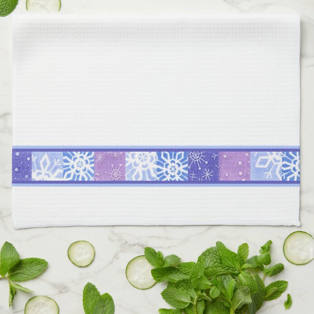 Linge De Cuisine Flèche de neige (Plié)