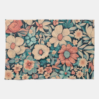 Linge De Cuisine Fleur bohème