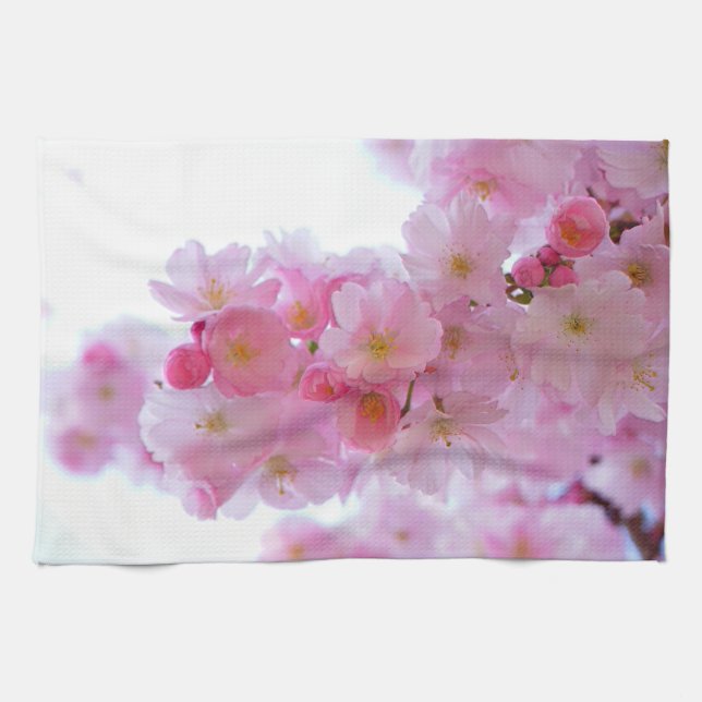 Linge De Cuisine Fleur de cerisier japonaise (Horizontal)