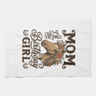 Linge De Cuisine Fleur de cheval de style occidental vintage pour l
