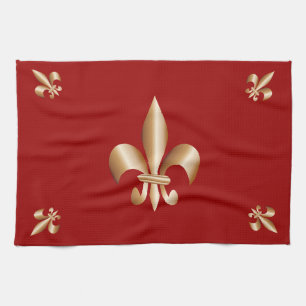 Linge De Cuisine Fleur de lis