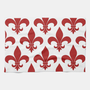 Linge De Cuisine Fleur de lis Motif Classic