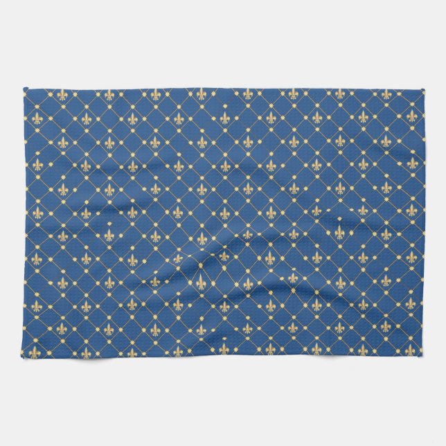 Linge De Cuisine Fleur de Lis symbol (Horizontal)