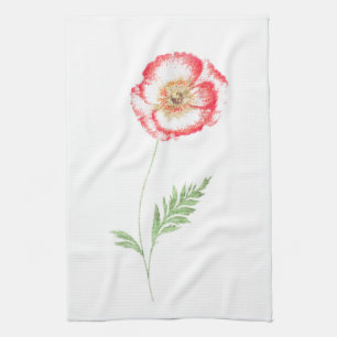 Linge De Cuisine Fleur de pavot sauvage
