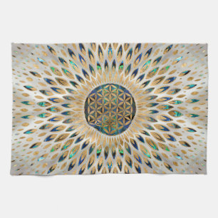 Linge De Cuisine Fleur de vie - Abalone Shell et Pearl