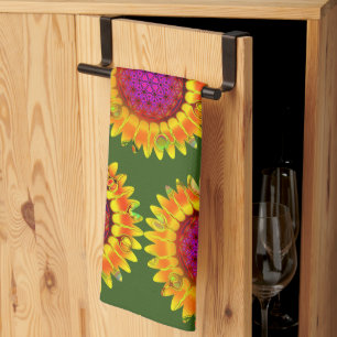 Linge De Cuisine Fleur De Vie - Fleur Géométrique 4