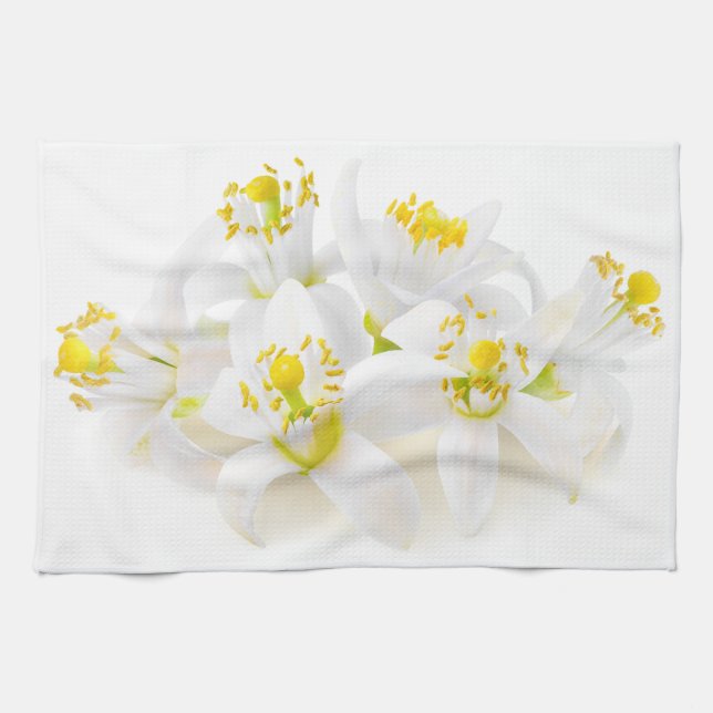 Linge De Cuisine Fleur d'oranger (Horizontal)