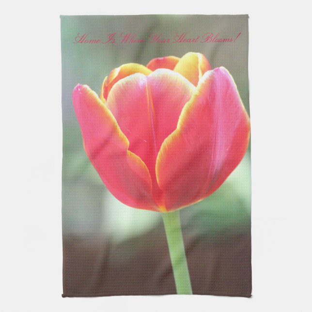 Linge De Cuisine Fleur du coeur (Vertical)
