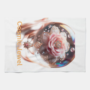 Linge De Cuisine Fleur Ethérée : Joyau d'Enchantement