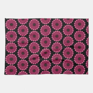 Linge De Cuisine Fleur Fantastique Rose Luminescente Fleur Floral